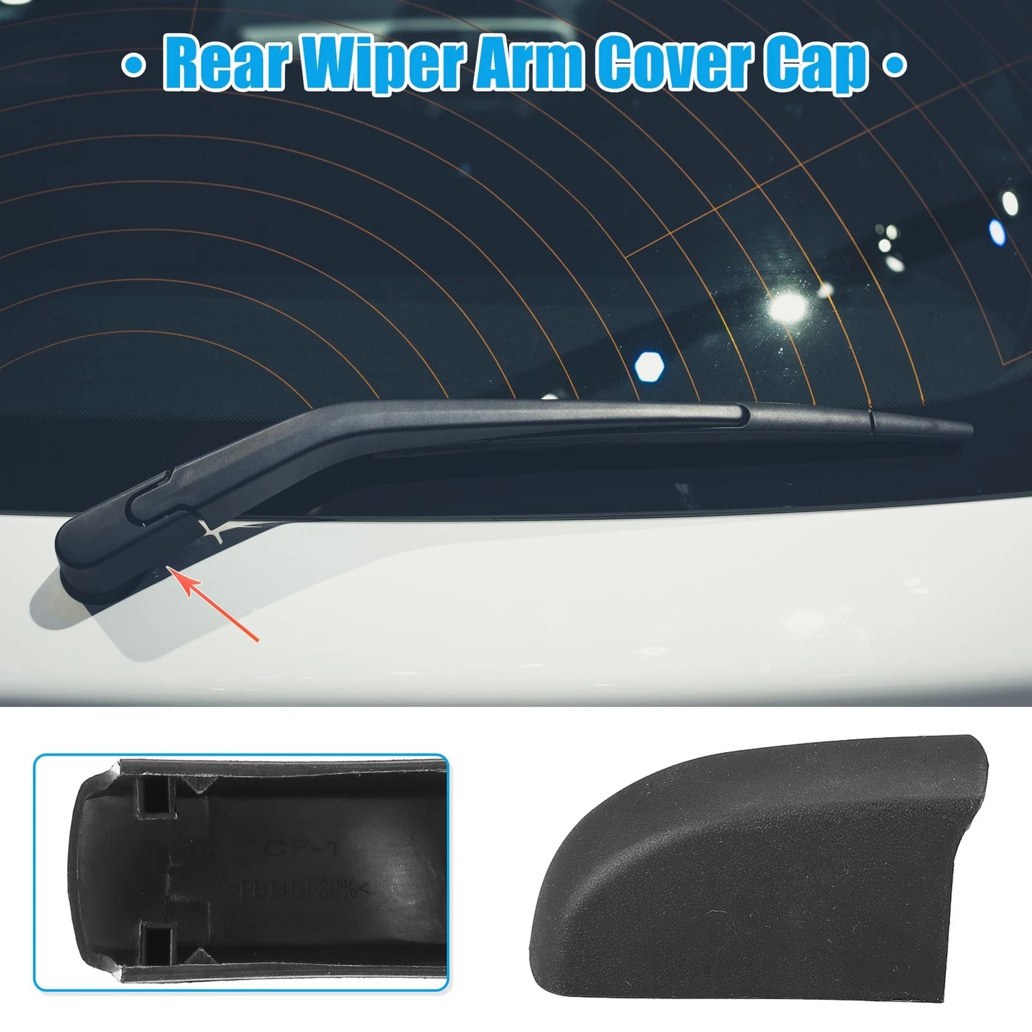 Wiper Arm Nut Cover Cap for Toyota CH-R (2018–2021)