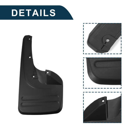 Set of 4 Mud Flaps Splash Guards for Toyota Hilux Vigo 4WD (2010–2014)