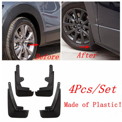 4 x Mud Guard Mudguards Splash Flaps Cover for Mazda CX-30 (2020–2024)