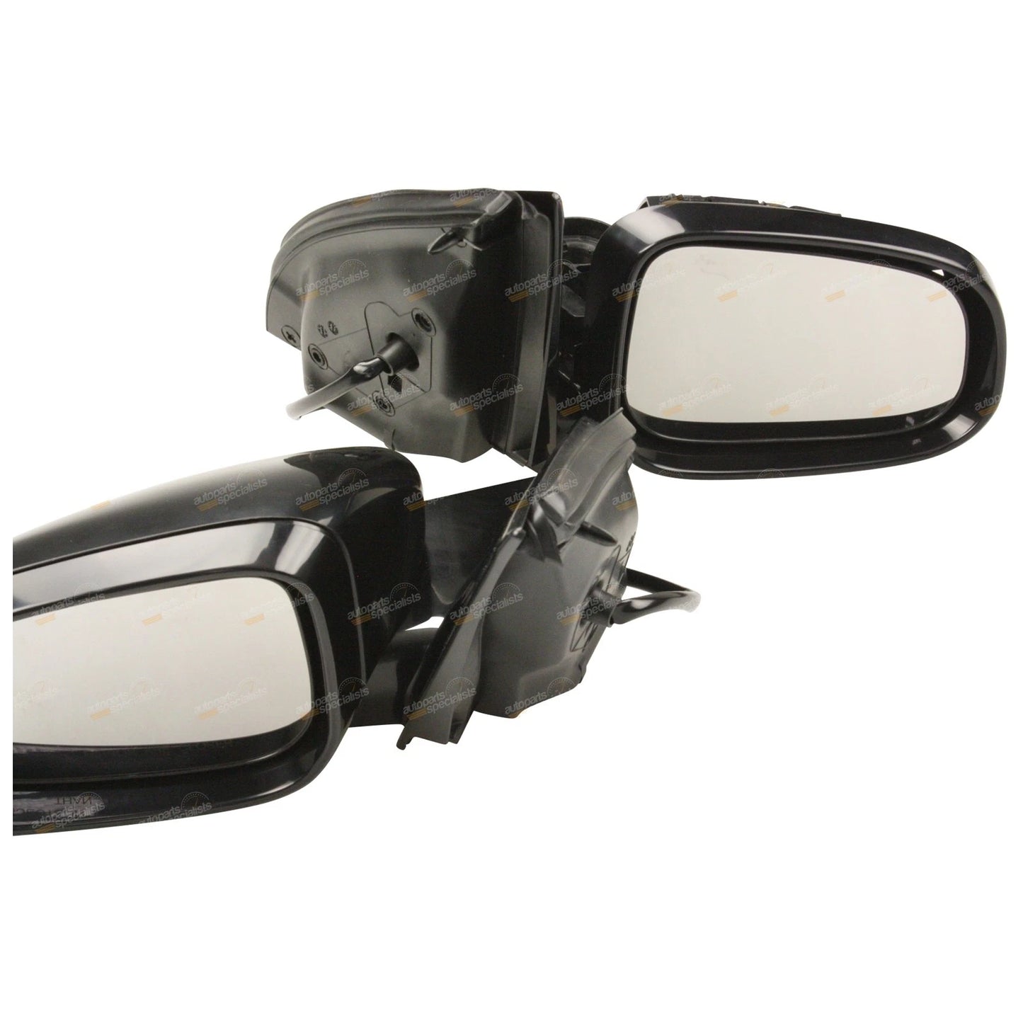 Set of 2 Black Electric Door Mirrors for Ford Falcon FG FGX (2008–2014)