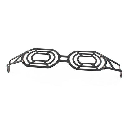 Black Iron Front Headlight Grille Guard for Moto Guzzi V85 TT (2018-2022)