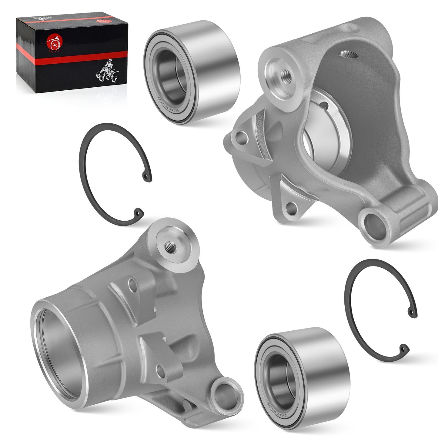 2X Rear Wheel Bearing Carrier for Polaris Sportsman 500 HO (2008–2013)