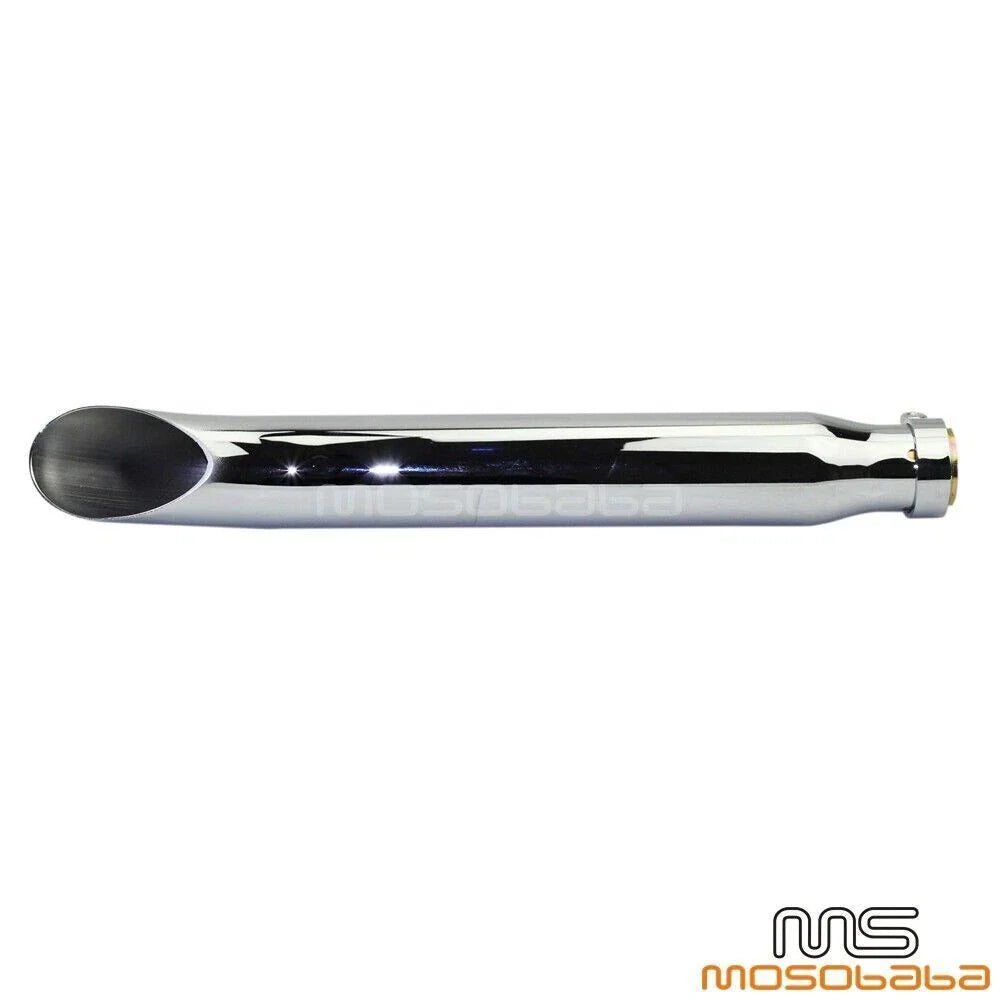 Chrome Muffler Exhaust Pipe Silencer 19" for Harley Road King, Tri Glide