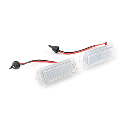 18 SMD LED License Plate Lights for Ford Fiesta, Focus, C-Max, Kuga, Mondeo (2008-2023)