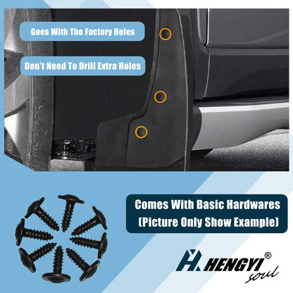 4x Mud Flaps Splash Guard for Benz C-Class W205 Sedan (2015–2018)