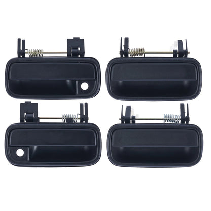 Set of 4 Outer Door Handles for Toyota Hilux (1997–2005) - Black