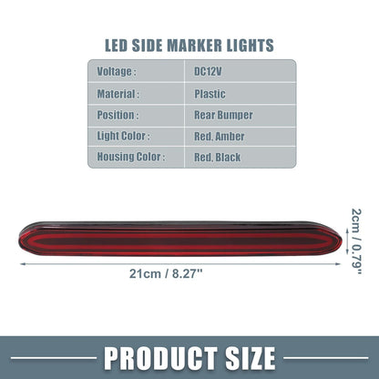 Rear Bumper Reflector Light for Honda Odyssey (2007-2013) - Red 2 x Lights