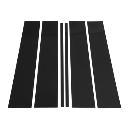 6 Pcs Black Pillar Window Trim for Chevy Suburban (2015-2020)