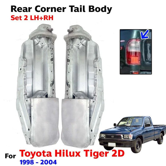 For Toyota Hilux Tiger 2D Pickup UTE 1998-04 Rear Gate Tail Body Corner 2 PCS
