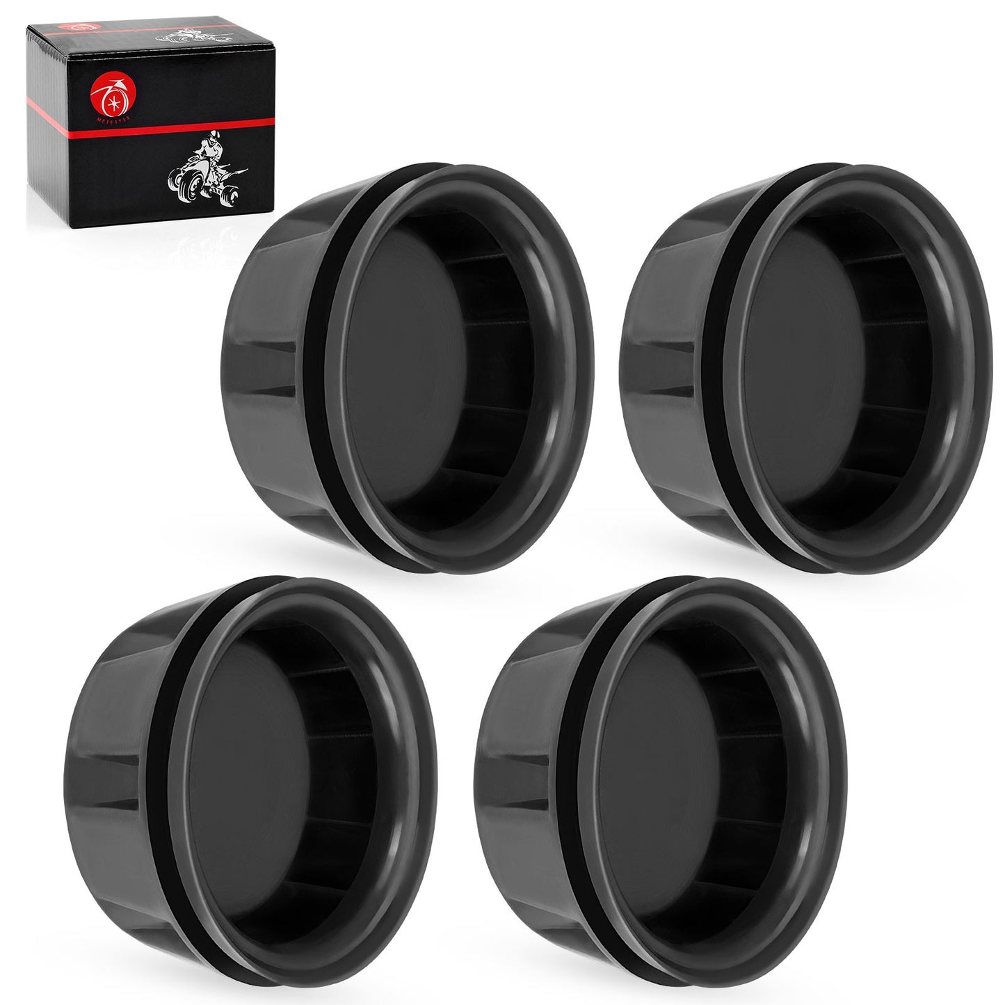 Set of 4 Wheel Center Caps for Honda Pioneer 1000 (2017–2022)
