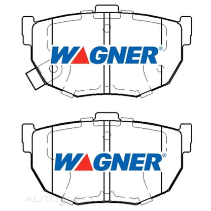 Wagner Rear Disc Brake Pads Set for Nissan Pintara U12 4cyl KA24E 2.4L 1989~1992