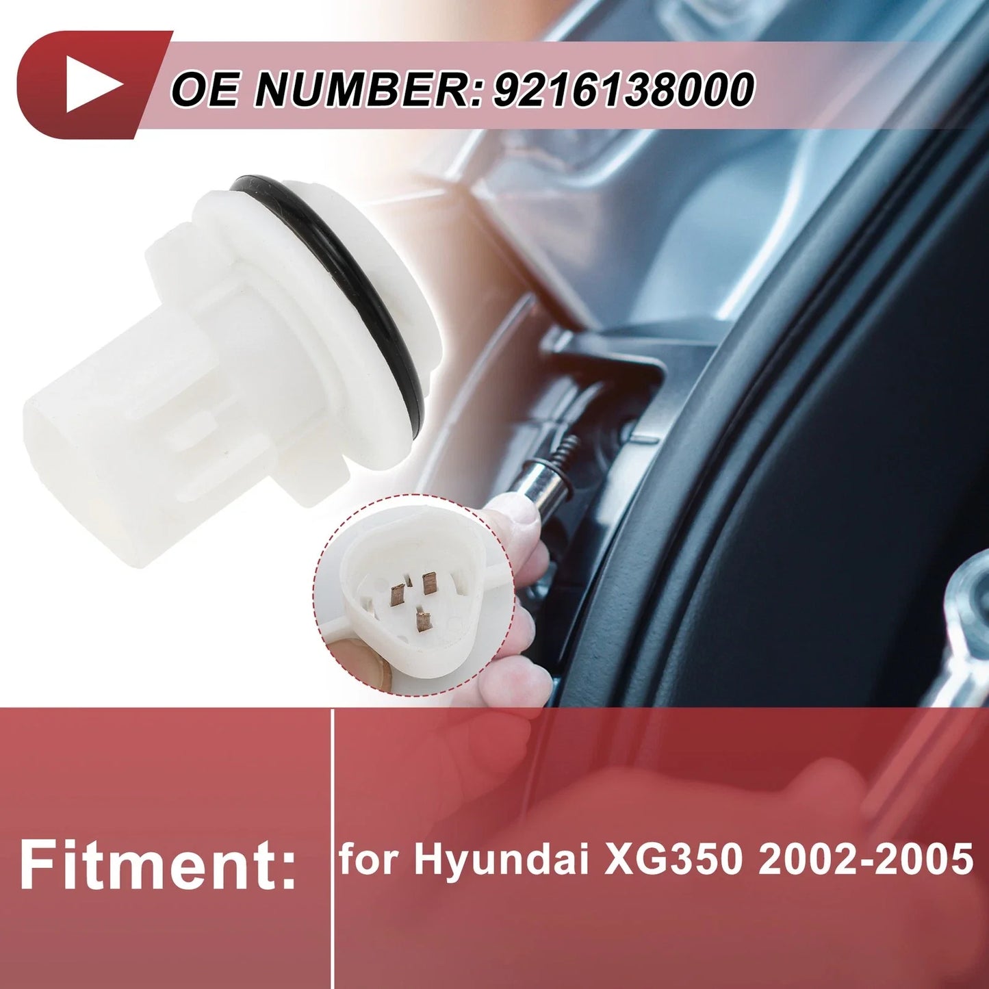 Headlight Light Socket for Hyundai XG350 2002-2005 (1 x Socket)