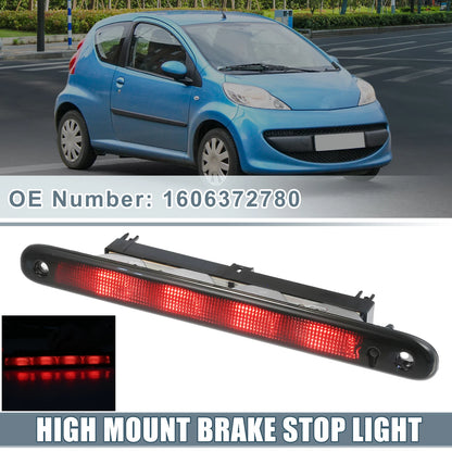 Tail High Mount Brake Stop Light No. 1606372780 for Peugeot 107 (2005–2014)