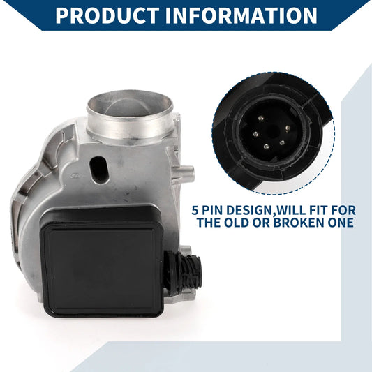 1 Pcs Mass Air Flow Sensor Assembly for BMW E30 E36 E34 Black