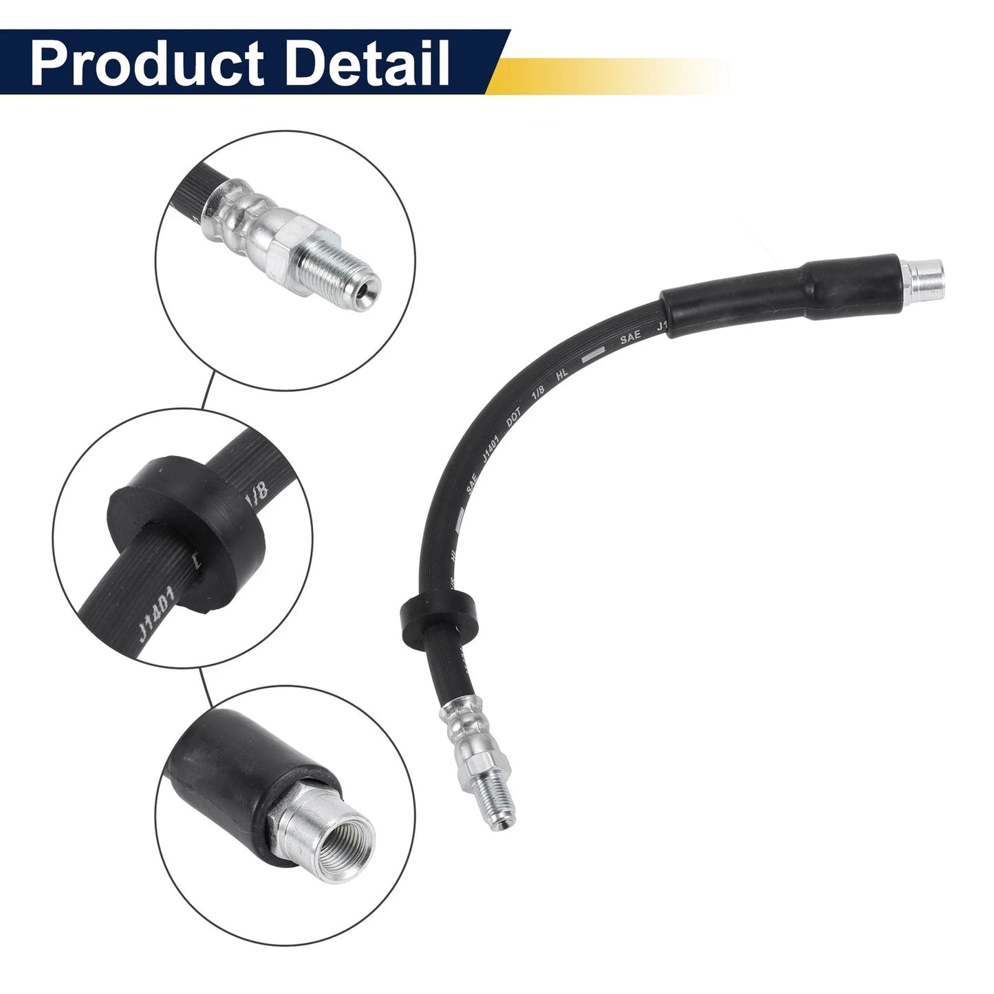 Rear Brake Hose for BMW 525i (1999–2003) No. 34301166248