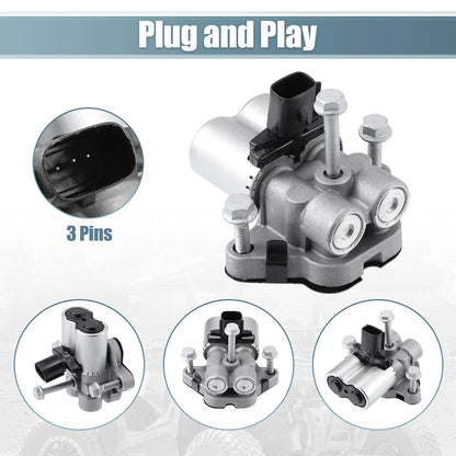 Set of 2 Engine Oil Control Valve Timing VVT Solenoids for Chevrolet (2010–2015)