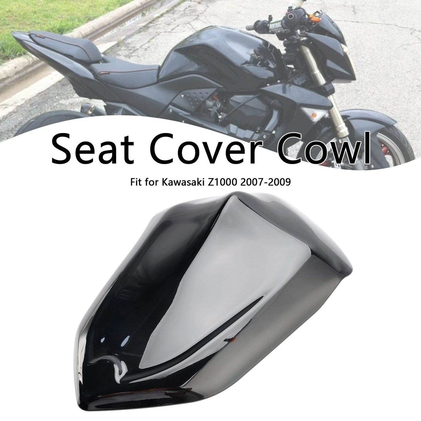 Rear Seat Cowl for Kawasaki Z1000 (2007–2009) Black