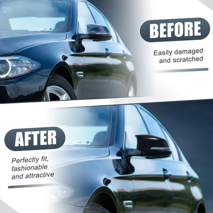 Rearview Mirror Cover Cap Gloss Black for BMW F10 F18 550i 650i 740Li