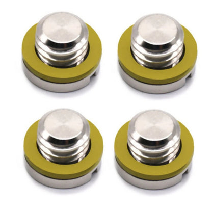 Set of 4 Lower Unit Drain Plug Gearcase Screws for Mercury