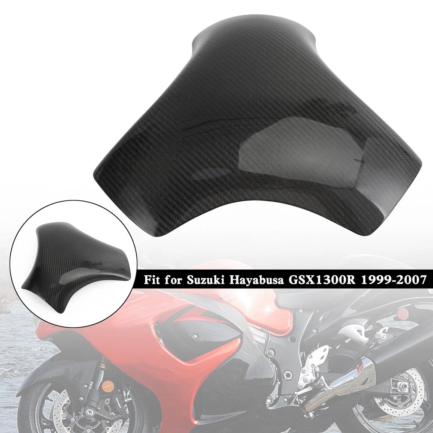 Carbon Fiber Tank Cover Fairing for Suzuki Hayabusa GSX1300R (1999–2007)