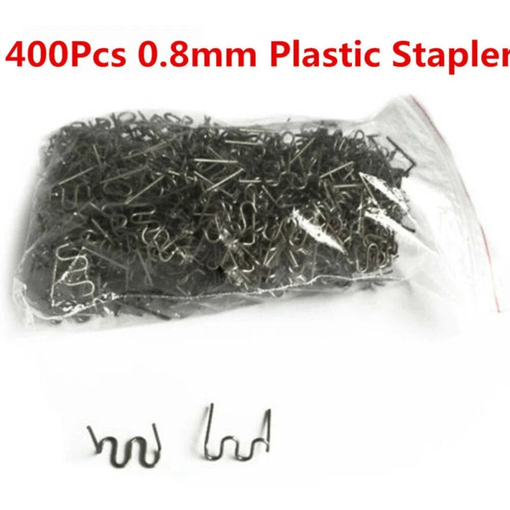400pcs 0.8mm 0.031 Wave Staples Hot Stapler for Car Bumper Weld Repair