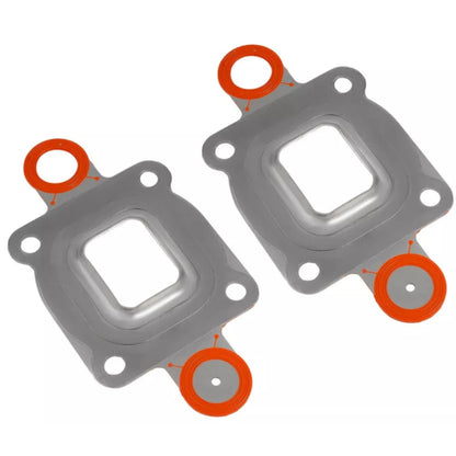 2X Exhaust Manifold Elbow Riser Gasket for MerCruiser 4.3 5.0 5.7