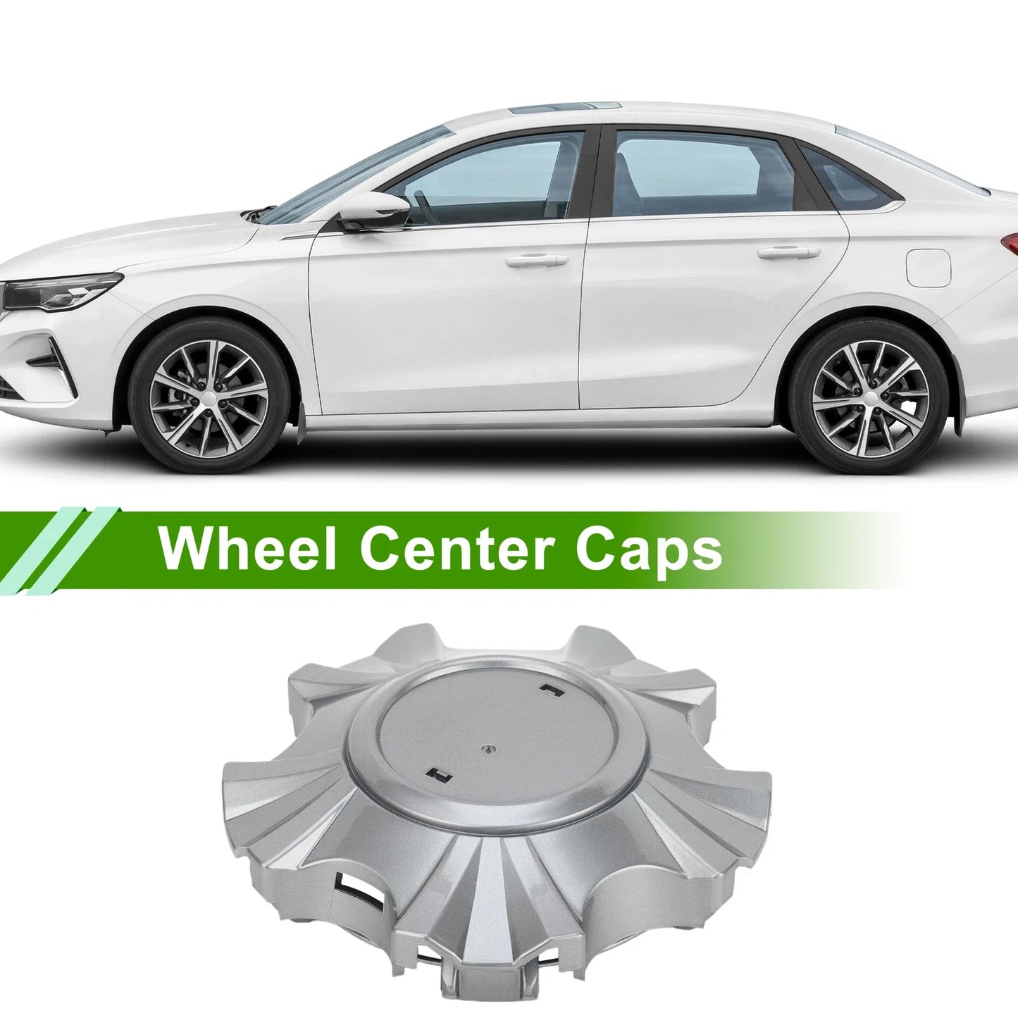 Wheel Center Caps for Lexus LX570 (2013-2015) - Titanium Tone Plastic 1 x Pc