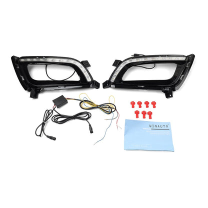 Set of 4 Eyes Daytime Running Light Fog Lamp for Kia Optima K5 (2011–2013)