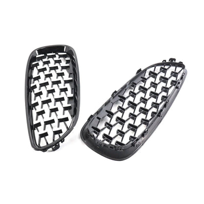 Diamond Style Front Bumper Kidney Grilles for BMW Z4 (2009-2016)