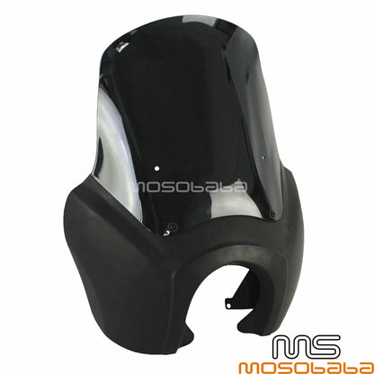 Front Fairing Windshield w/Extension for Harley Dyna Wide Glide, Street Bob (2006-2023)