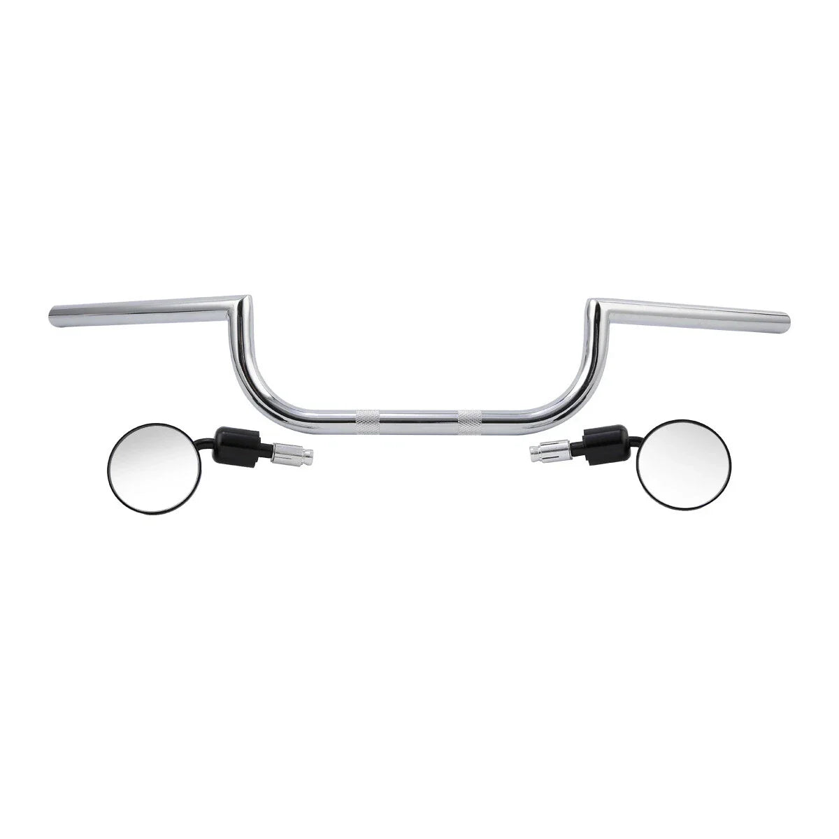 Chrome 7/8" Handlebar & Rear-View Mirrors for Yamaha Cafe Racer