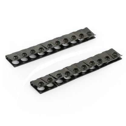 20pcs Speed Nuts M5 Zinc Plated Clip Nuts for Universal Motorcycle