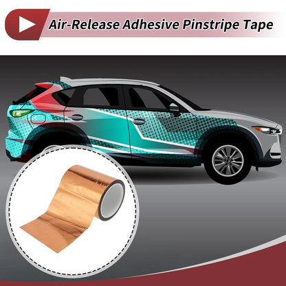 Pinstripe Tape 150mmx50m for Car Motorcycle Boat (Champagne Gold) 1 Pcs