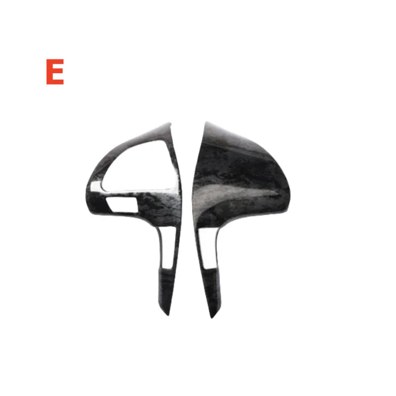 Black Peach Steering Wheel Strip Cover Trim for Toyota Highlander (2008–2013)