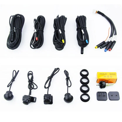 4 Way 360° Panoramic Camera Bird View System for Android Radio Player AU