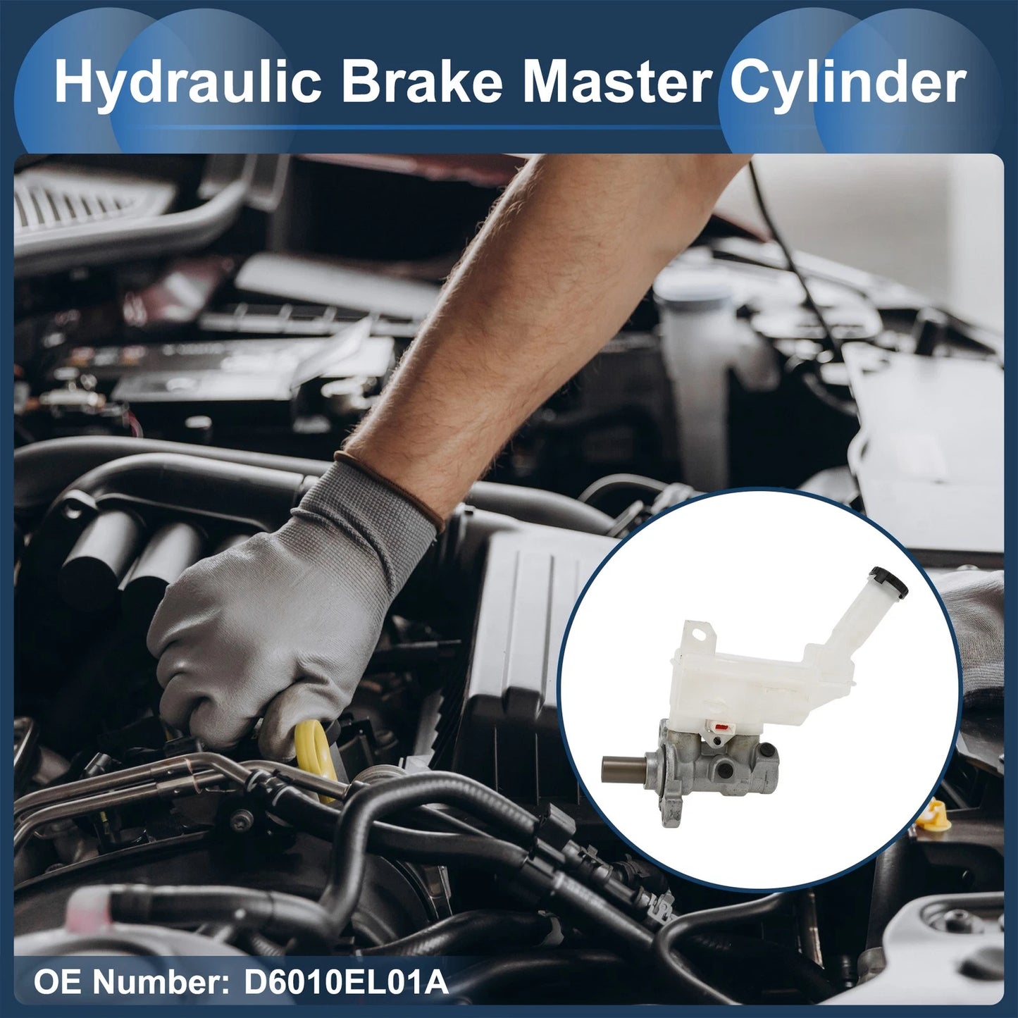 Brake Master Cylinder No.D6010EL01A for Nissan Tiida Versa (2007–2013)