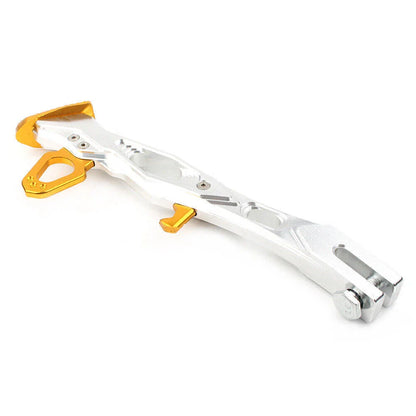 CNC Foot Side Stand Support Leg Kickstand for Universal Motorcycle Silver Gold