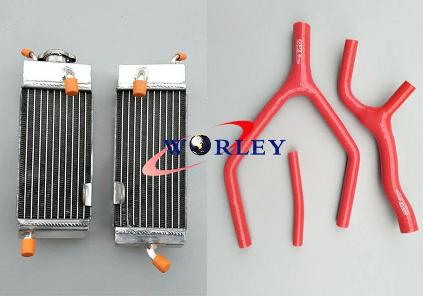 Aluminum Radiator & Hose for Yamaha YZ125 1989-1992