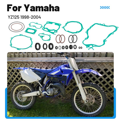 Complete Gasket Kit with Oil Seal for Yamaha YZ125 (1998–2004)