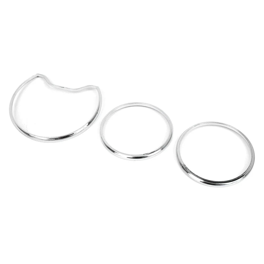 Speedometer Gauge Dial Rings Bezel Trim for Mercedes Benz C E CLK Class (2003-2009)