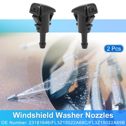 2X Windshield Washer Nozzle for Chevrolet Silverado 1500 (Replace No. 23181646)