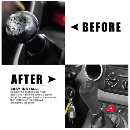 5 Speed Car Gear Shift Knob Head Black Fit for BMW M5 M3 M6 E36 E46 E21 E30