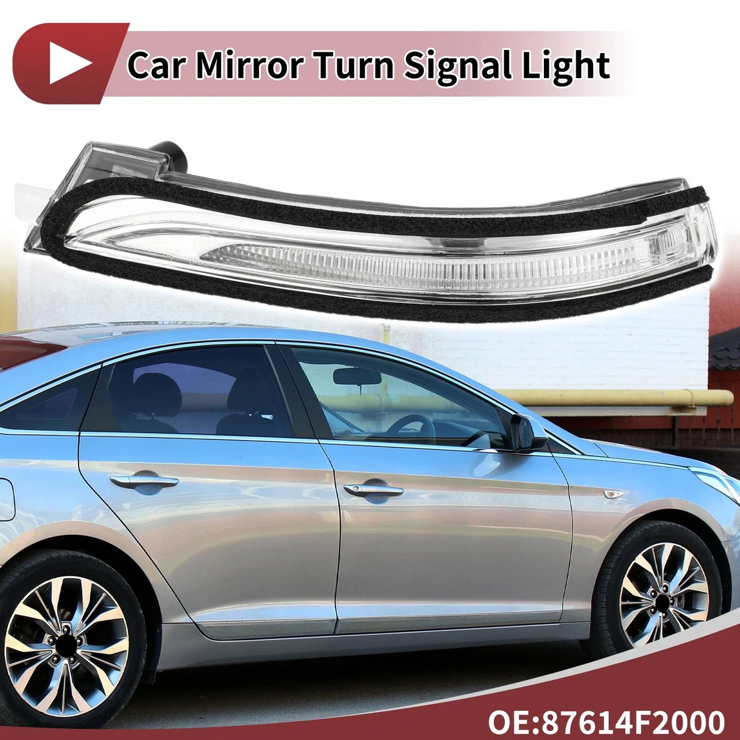 Left Mirror Turn Signal Light for Hyundai Elantra (2011-2016)