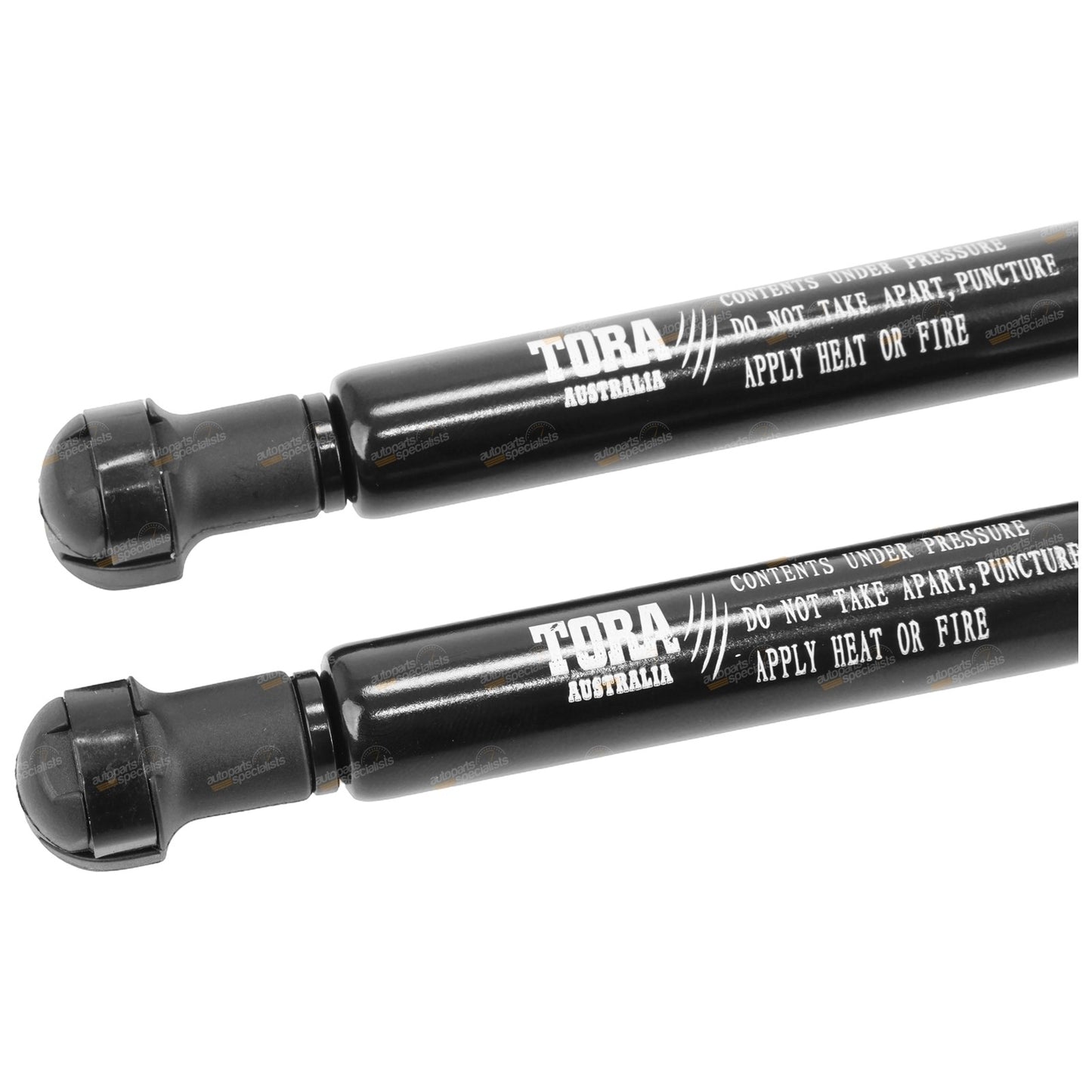 2x Gas Stay Boot Struts for Ford AU Falcon + Fairmont Sedan (1998–2002)