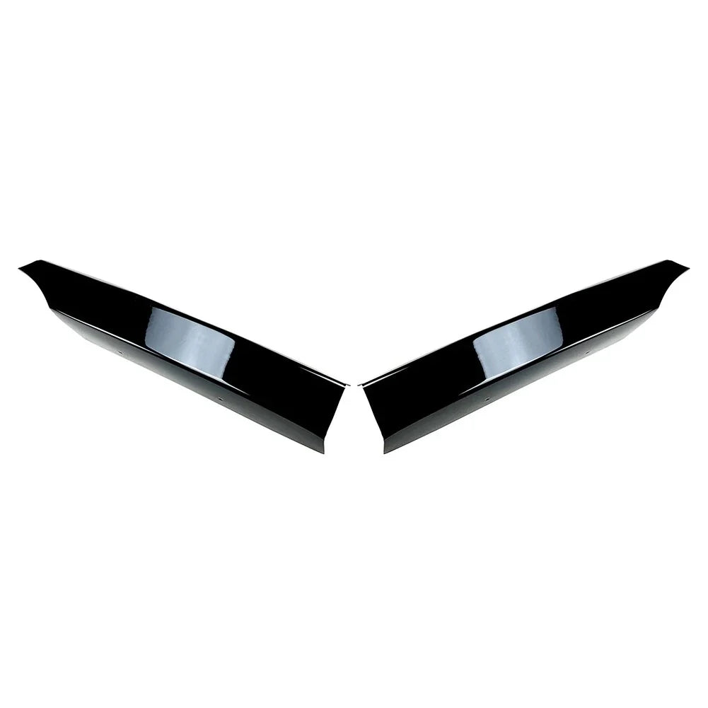 Gloss Black Front Bumper Side Spoiler Lip for BMW 1 Series E82 E88 (08-13)