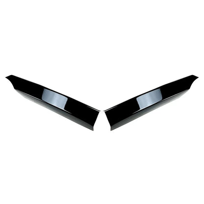 Gloss Black Front Bumper Side Spoiler Lip for BMW 1 Series E82 E88 (08-13)