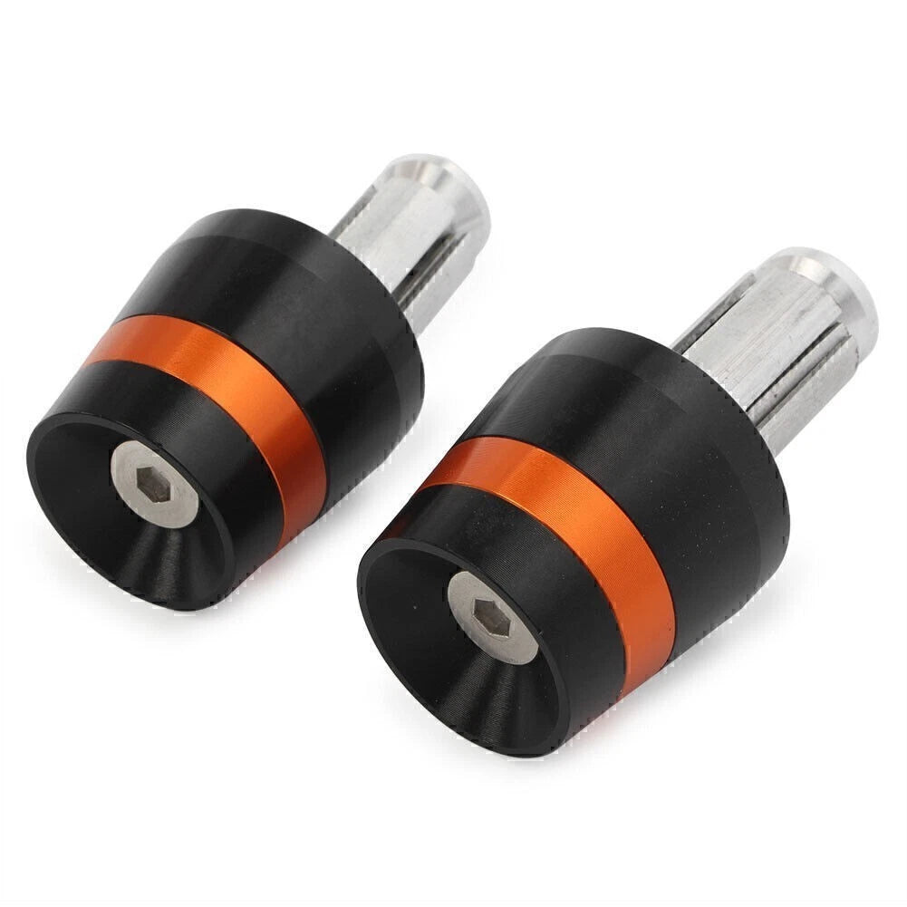 26mm Handlebar Grips End Plugs for Harley BMW Ducati Honda (Fits Various Models)