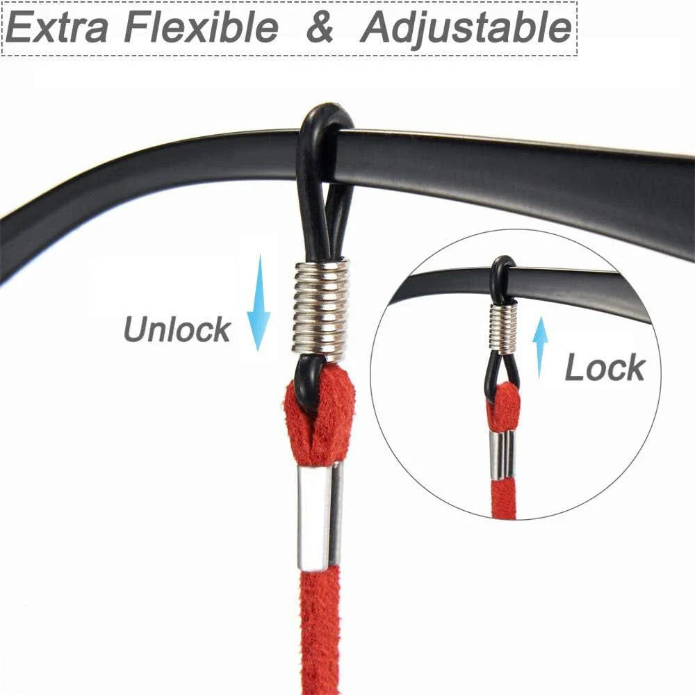 4Pcs Adjustable Sunglasses Neck Cord Strap Lanyard for Glasses Holder