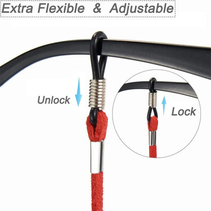 4Pcs Adjustable Sunglasses Neck Cord Strap Lanyard for Glasses Holder