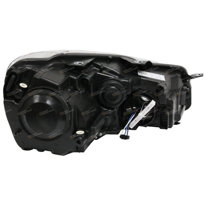 LH Black Headlight for VW Golf Mk6 (2008–2012)